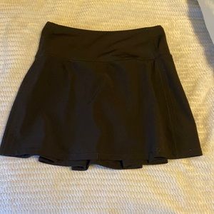 Pleated mini skirt